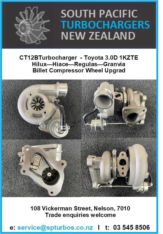 CT12B Billet Upgrade Turbo - Toyota 1KZ-TE Powered Hilux / Hiace / Granvia / Regulas
