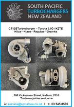Load image into Gallery viewer, CT12B Turbo - Toyota 1KZ-TE Powered Hilux / Hiace / Granvia / Regulas