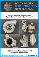 Load image into Gallery viewer, Detroit Series 60 12.7D / Cat C12 12.0D - K31 Wastegated Turbo