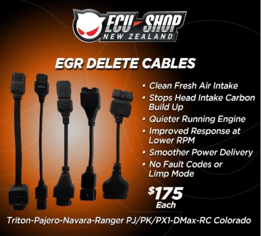 EGR Off Cable (EGR1) - PJ/PK Ranger/BT50 3.0D + Triton/Challenger/Pajero