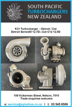 Load image into Gallery viewer, Detroit Series 60 12.7D / Cat C12 12.0D - K31 Wastegated Turbo
